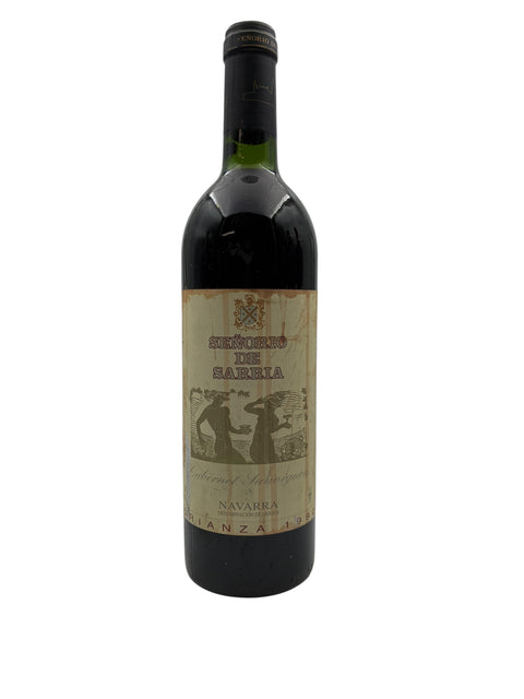 Flaske af Señorio de Sarria Crianza 1999 rødvin