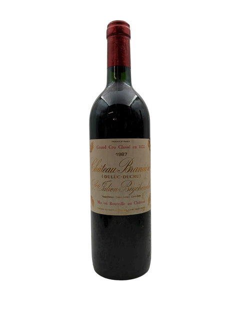 Flaske af Château Branaire Le St Julien-Beychevelle rødvin 1987
