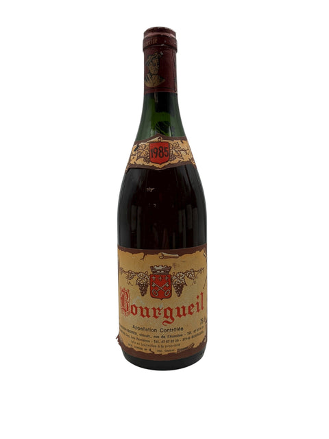 Bourgueil Caslot 1985 flaske, fransk rødvin