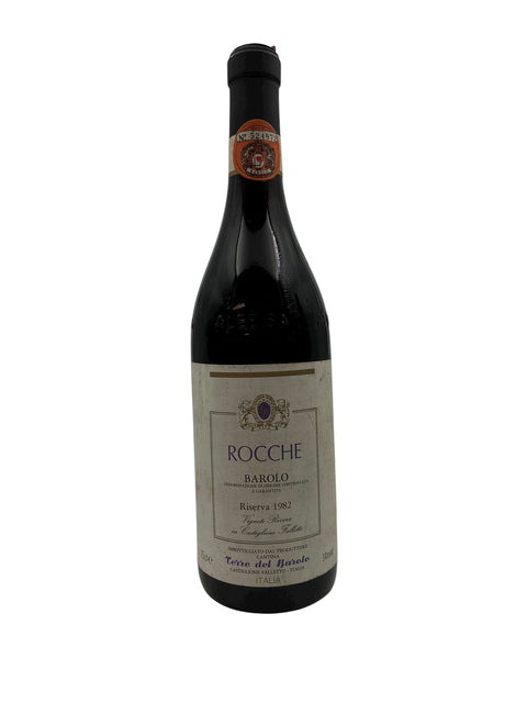 Rødvinsflaske Rocche Terre del Barolo 1982