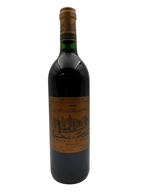Flaske af Margaux Château d'Issan 1992 rødvin