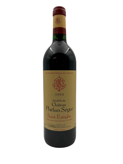 Flaske af Saint-Estèphe Château Phélan Ségur årgang 1994