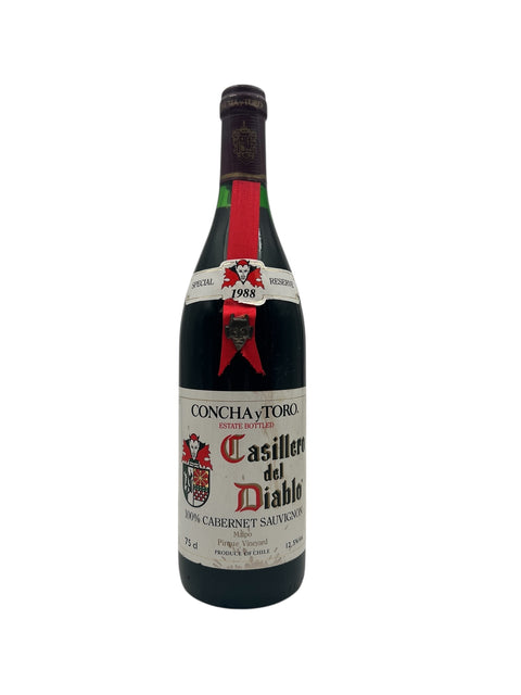 Casillero del Diablo Concha y Toro 1988 vinflaske