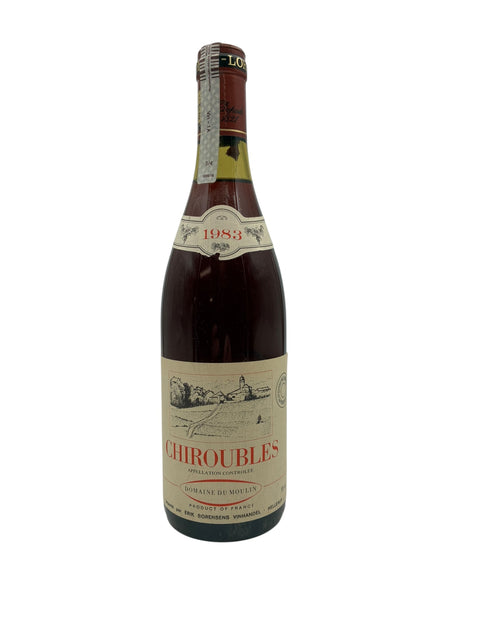 Flaske af Chiroubles Domaine du Moulin 1983 rødvin