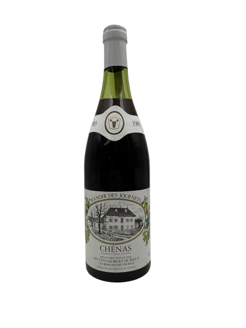 Flaske af Chénas Manoir des Journets 1983 rødvin