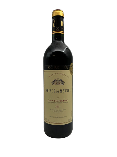 Flaske af Prieur de Meyney Saint-Estephe 2001 rødvin