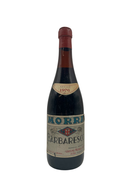 Flaske af Barbaresco Morra 1976 rødvin