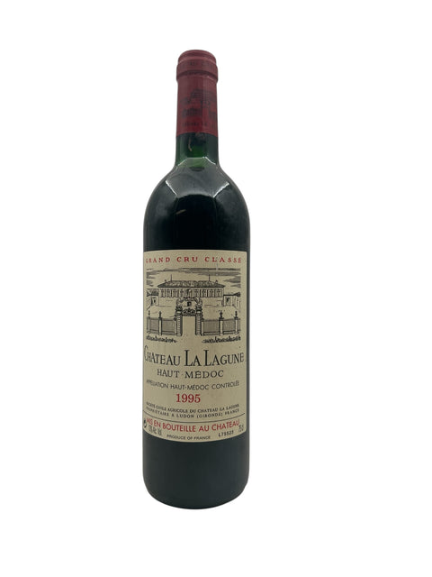 Bottle of Haut Médoc Chateau La Lagune 1995 red wine