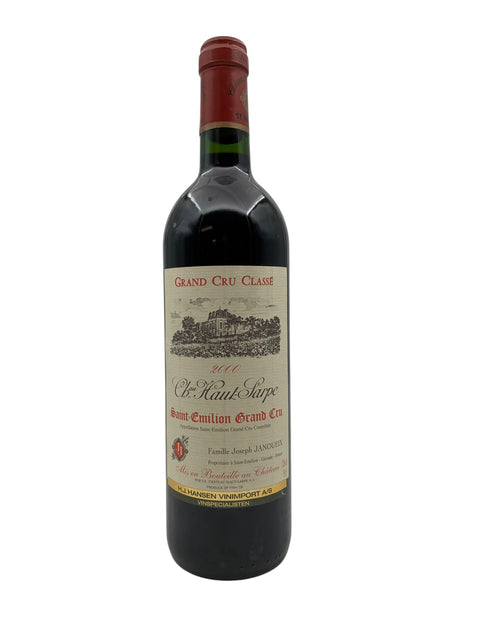 Chateau Haut Sarpe 2000 fles van Saint-Emilion Grand Cru
