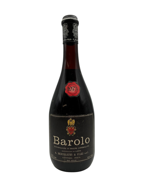 Fles Barolo A. Berteletti & F.lli vintage 1973