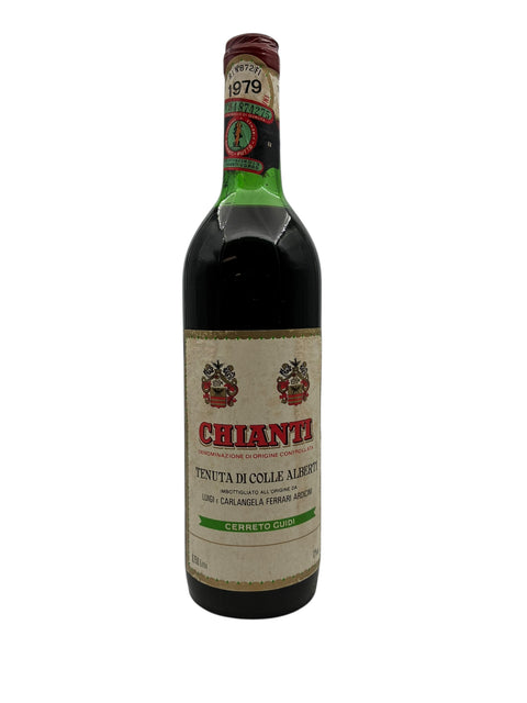 Flasche Chianti aus dem Jahr 1979 von Tenuta di Colle Alberti