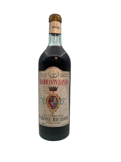 Fles Brolio Vin Santo Barone Ricasoli 1962