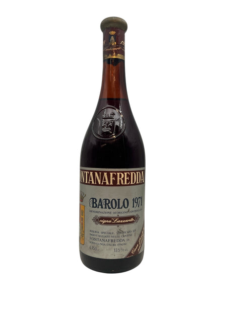 Barolo Fontanafredda 1971 bottle