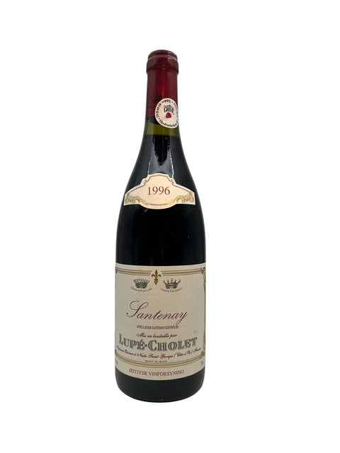 Bottle of Santenay Lupé-Cholet 1996 red wine