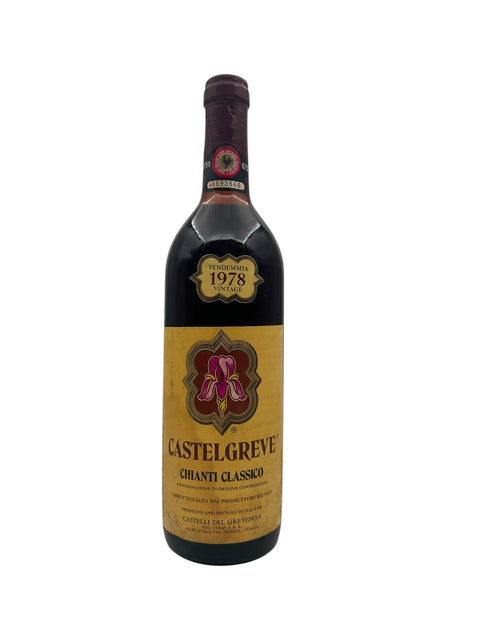 Bottle of Chianti Classico Castelgreve 1978