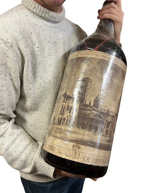 Große Flasche Quarto di Brenta Vinicola Ferruccio 1976 Rotwein