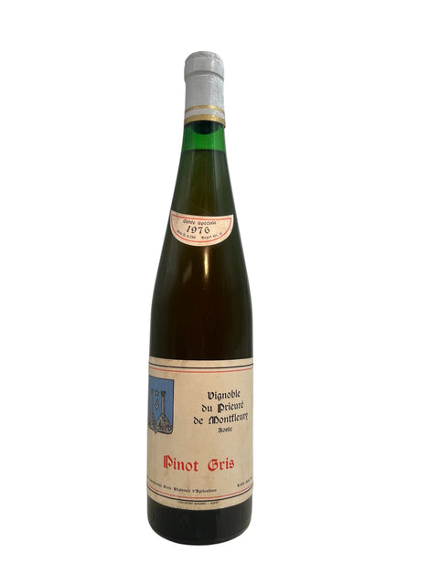 Flaska Pinot Gris Vignoble du Prieure de Montfleury 1976 vitt vin