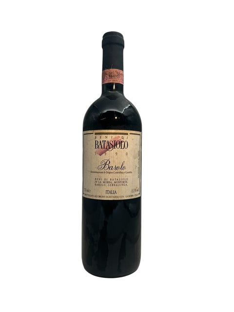 Flaska Barolo Beni di Batasiolo rött vin 1990