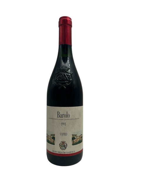 Flaska Barolo Marchesi di Barolo årgång 1991