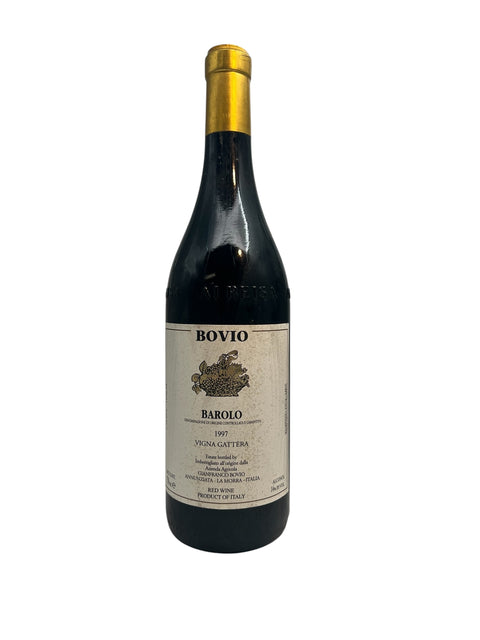 Barolo Bovio 1997 flaska italienskt rött vin