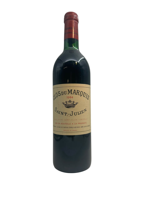 Flaska Clos du Marquis Saint-Julien 1984 rött vin