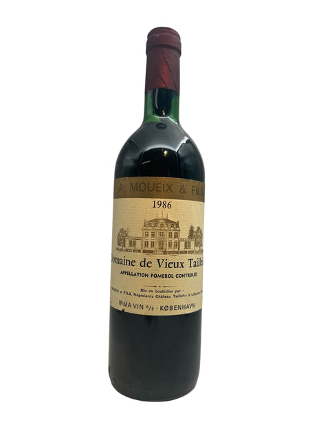 Domaine de Vieux Taillefer A. Moueix Rode wijn uit 1986 uit Pomerol
