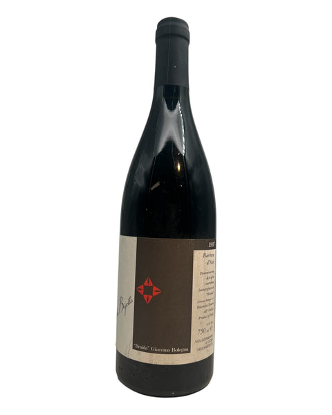 Fles rode wijn van Bricco Giacomo Bologna 1997