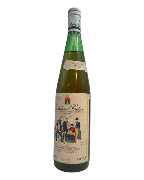 Fles Erbaluce di Caluso Mattia Thione 1982 witte wijn