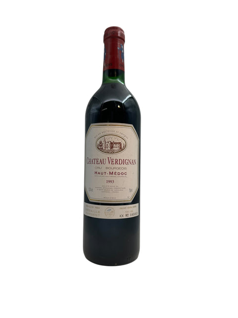 Flaske Chateau Verdignan 1993 fra Haut-Médoc