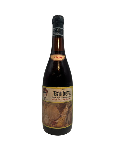 Fles wijn Barbera Borgo Ercole 1970