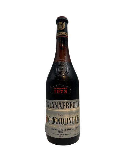 Fles Grignolino Fontanafredda vintage 1973