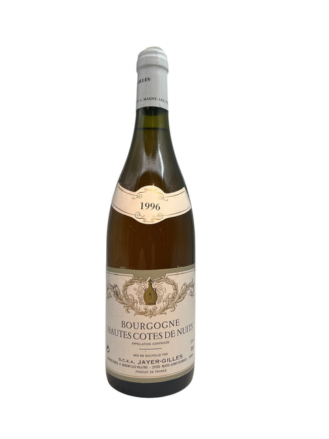 Bourgogne Hautes Côtes de Nuits wijnfles uit 1996, Jayer-Gilles