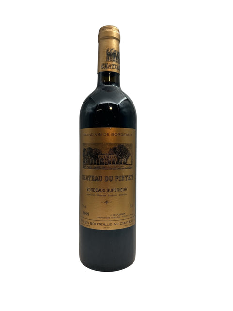Fles Chateau du Pintex 2009 Bordeaux Supérieur rode wijn