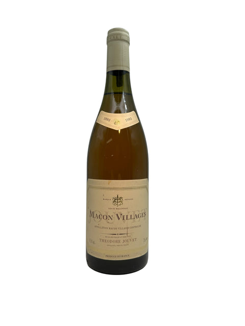 Bottle of Mâcon-Villages Théodore Jouvet 1993 white wine