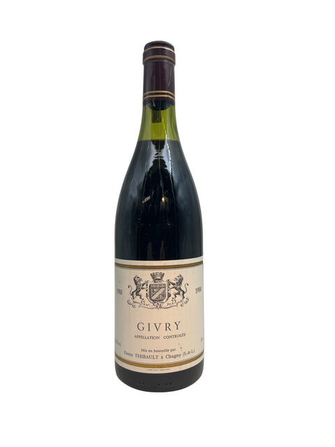 Bottle of Givry 1988 from Pierre Thibault