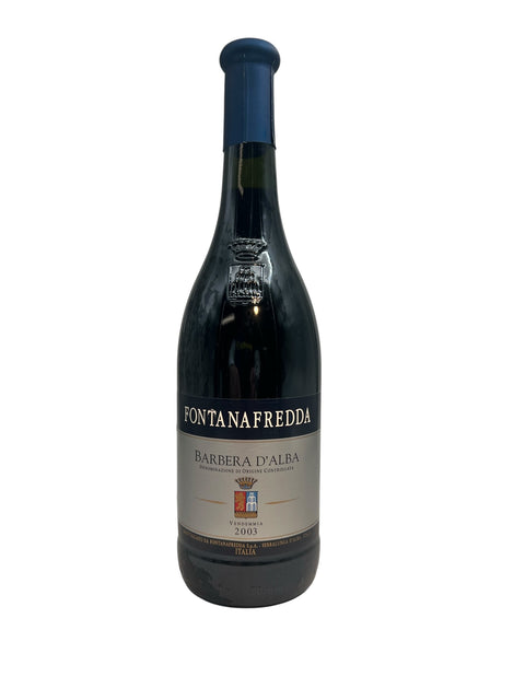 Barbera d'Alba Fontanafredda 2003 bottle