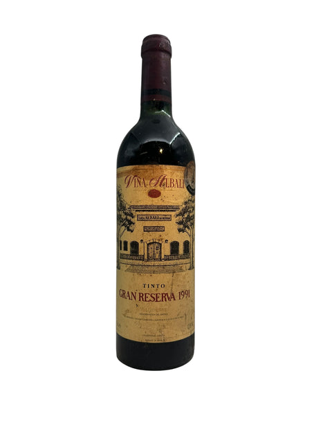 Flasche Rotwein Viña Albali Gran Reserva 1991