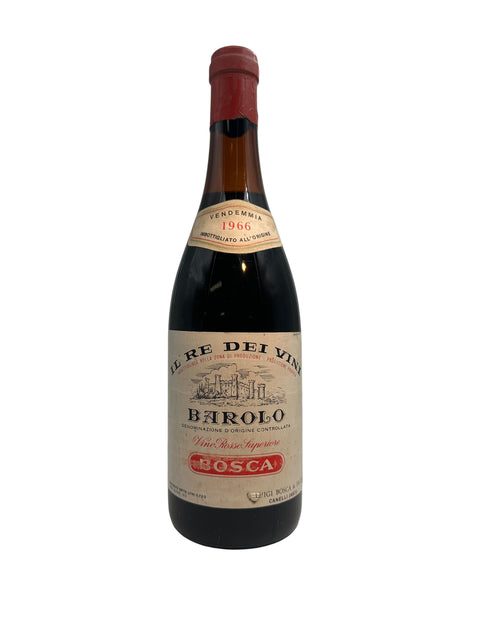 Flasche Barolo Bosca 1966 mit Etikett