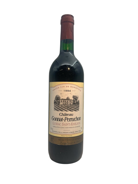 Bottle of Château Gonnat-Perruchon Lussac Saint-Émilion 1994 red wine