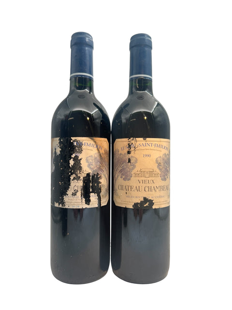 Saint-Emilion Vieux Chateau 1990 red wine
