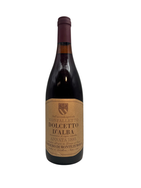 Flaska Dolcetto d'Alba Cordero di Montezemolo årgång 1995