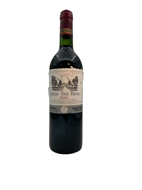 Fles rode wijn van Château Tour Prignac Médoc 1997