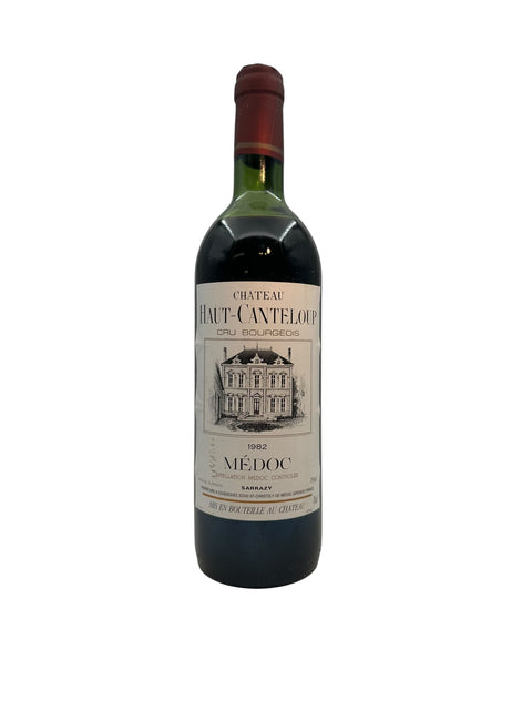 Fles Médoc Chateau Haut-Canteloup 1982 rode wijn