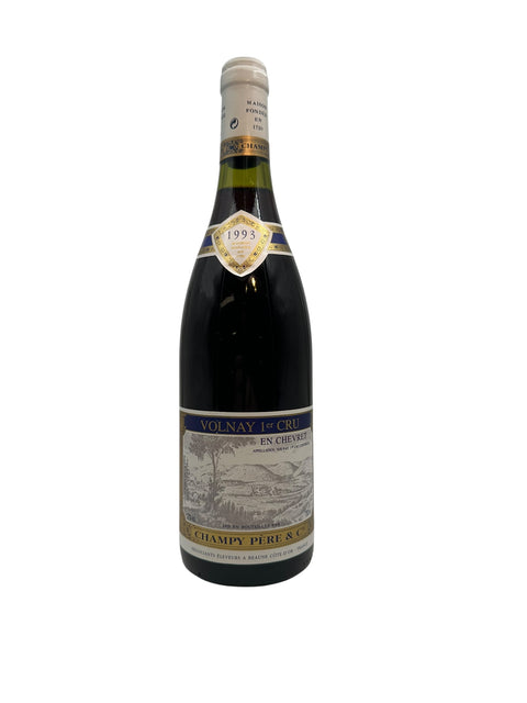 Flaska Volnay 1er Cru från Champy Père & Cie årgång 1993