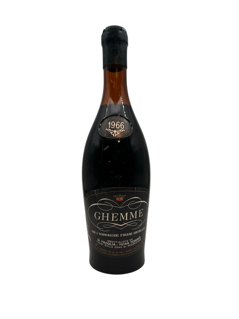 Fles Ghemme D. Troglia 1966 rode wijn