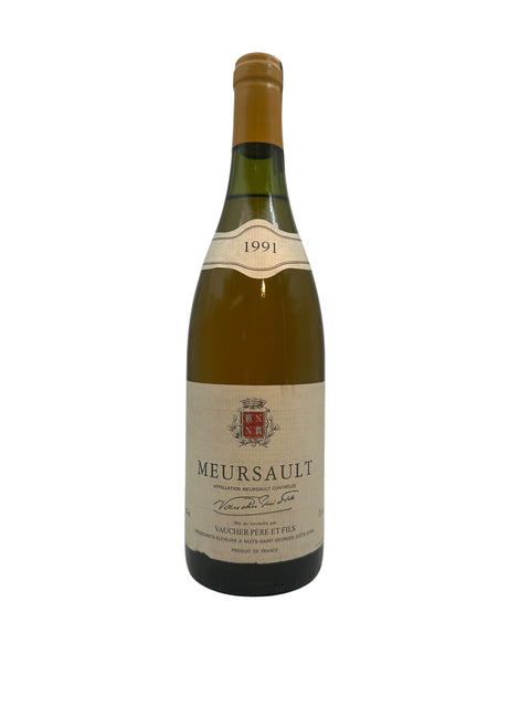 Meursault white wine from Vaucher Père et Fils vintage 1991