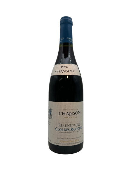 Bottle of Beaune Clos des Mouches Chanson 1996 red wine