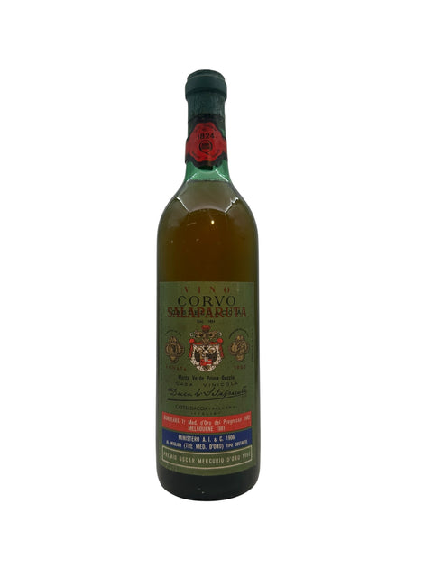 Bottle of Vino Corvo Duca di Salaparuta 1984