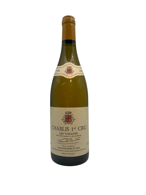 Bouteille de Chablis 1er Cru Les Vaillons 1996 de Vaucher Père et Fils