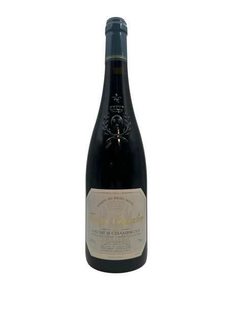 Bouteille de vin rouge Terres Chaudes Saumur Champigny 2020